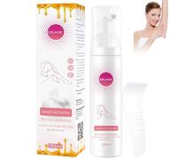 Spray de Depilación 100ml, Spray Depilatorio con Mousse de Cera de Abeja, Espuma Depilatoria en Spray sin Dolor, para Mujeres y Hombres, para Brazos, Piernas, Axilas