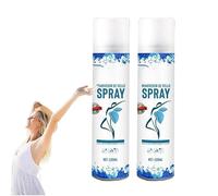 Spray de depilación delicioso, 360° para el cuerpo, sin dolor, depilador hidratante, piel lisa, para brazos, piernas, axilas y zona del bikini (tamaño único, 2 unidades)