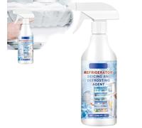 Spray de descongelación para frigorífico congelador, spray de descongelación mejorado para refrigerador, congelador y descongelador, elimina eficazmente la acumulación de hielo, congelación profunda y