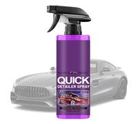 Spray de detallado - 120 ml Limpiador de brillo duradero y seguro | Spray limpiador para coches y detallador rápido | Repara Rayones Manchas y Marcas para Coche Camioneta