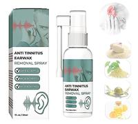 Spray de eliminación de cera de oído anti tinnitus de 30 ml, spray antibloqueo cochlear, spray de eliminación de cera de oído, limpiador de cera de oído, alivio de tinnitus para orejas que suenan