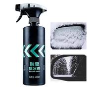 Spray de eliminación de nieve para coche, limpiador para cristales y escarcha, aerosol descongelante para nieve y parabrisas, para espejos retrovisores, parabrisas, rutina matutina, camión, sedán