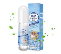 Spray de enfriamiento rápido, 100 ml, espray de refrigeración para clima caliente, niebla corporal portátil, calma el cuerpo, piel para sofocos y del estrés, viajes, hogar y actividades al aire
