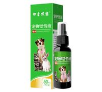 Spray de entrenamiento para perros,Spray prohibido para mascotas | Spray calmante para el control emocional,50ml Natural Pet Comportamiento Corrector Spray Sedante Seguro, Alivio del Estrés Líquido Ca