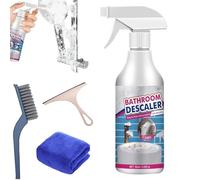 Spray de espuma descalcificadora de baño, 60 ml/59.7 ml, limpiador de inodoro, limpiador de cal, limpiador de espuma de baño para inodoro, vidrio, lavabo, bañera, grifo (1 unidad)