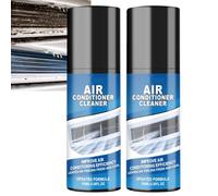 Spray de espuma limpiador de bobinas de aire acondicionado, limpiador de CA sin enjuague, spray de limpieza de aire acondicionado espumoso para evaporador condensador bobina, limpiador de filtro de