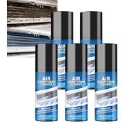 Spray de espuma limpiador de bobinas de aire acondicionado, limpiador de CA sin enjuague, spray de limpieza de aire acondicionado espumoso para evaporador condensador bobina, limpiador de filtro de