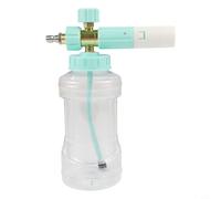 Spray de espuma profesional para lavadoras a presión con boquilla de fácil reemplazo y 14 conectores rápidos para una limpieza mejorada (verde menta)