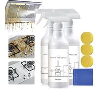 Spray de espuma Splash, limpiador de horno en aerosol de espuma, tabletas de spray y limpiador de horno de botella de aerosol, espuma limpiadora de aceite pesado, limpiador multiusos para cocina (3