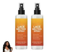 Spray de fijación extrema para pelucas sin pegamento, spray para pelucas con encaje, spray adhesivo de fijación extra para pelucas, fórmula hidratante, adhesivo invisible para (2 unidades)