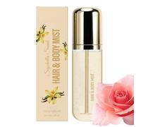 Spray De Fragancia Para Mujeres, De Cuerpo Perfumada, Spray De Perfume De Cabello, Con Romántico Y Elegante, Fórmula Ligera Y Indista, 4.2x4.2x13.6cm, Para Mujeres, Viajes, Playa, Vacaci