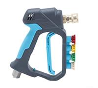 Spray de gatillo de arandela de alto PSI con factor de forma compacto y ajuste de alta universalidad para múltiples necesidades de limpieza (azul)