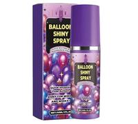 Spray de globo - Balloon Gloss Spray - Spray para globos para brillar - 100 ml de silicona impermeable para globos de látex con brillo plateado - perfecto para fiestas de cumpleaños, eventos y ocasion