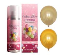 Spray de globo de brillo instantáneo, 100 ml líquido , de larga duración y secado rápido, spray brillante para globos de boda, para de cumpleaños, familiares, , decoración interior