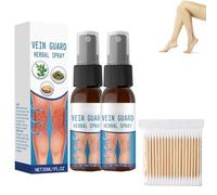 Spray de hierbas Vein,Spray calmante para venas varicosas, Venoaid Spray para venas varicosas, mejorar la apariencia de las piernas y la circulación sanguínea (2 unidades)