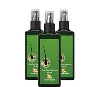 Spray de Jengibre Anticaída, Tónico para Crecimiento, Sérum Densificador