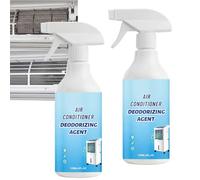 Spray de limpieza de aire acondicionado sin enjuague para el hogar, eliminación de polvo en bobinas de evaporador y condensadores, limpieza profunda suave, limpiador de espumas, limpiador multiusos de