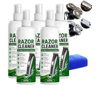 Spray de limpieza profunda para el cuidado de la hoja de afeitar, limpiador de afeitadora eléctrica, spray de limpieza de hojas de afeitar, elimina rápidamente los desechos de aceite del cabello