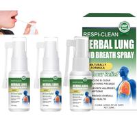 Spray de Limpieza Pulmonar,3pcs Spray Herbal Lung,limpieza pulmonar SPray Breathing,Herbal Spray Limpieza Pulmonar,Herbal Lung and Breath Spray,Herbal Lung Cleansing Spray