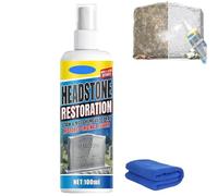 Spray de Limpieza y Restauración de Lápidas - Limpiador Intensivo para Piedras, Mármol, Granito y Baldosas, Elimina Suciedad y Protege (1)