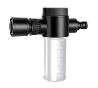 Spray de manguera de jardín, juego de rociador de espuma de alta presión con dispensador de jabón, pulverizador de alta presión de 8 patrones con depósito para riego de césped/jardín