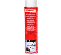 Berasit spray marcador de suelos, marcador profesional de calles y líneas, resistente a la intemperie, secado rápido, 600 ml, unidad de envío = 1 lata (blanco)