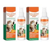 Spray de Miedo de Gato, Spray de susto de Gato contra la orina y el rasguño con Efecto inmediato para Proteger los Muebles contra Las Marcas de orina y Las trazas de rascar (2 Piezas)