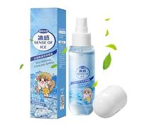 Spray de niebla de enfriamiento instantánea de 100 ml | Refrescante spray | Refrescante fragancia genial de menta Sprray | Agente de enfriamiento para calmar la calma | Niebla del cuerpo de la planta