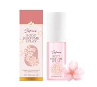 Spray de Perfume Corporal de Flor de Cerezo, Aroma Dulce a Sakura, Duradero, Portátil, Sensación de Piel Suave(4pcs)