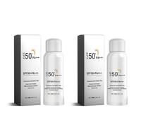 Spray De Protección Solar SPF 50+ - Protección De La Piel Radiante Translúcida - Bruma Corporal Hidratante E Iluminadora - Defensa Refrescante(2pcs)