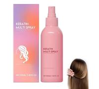 Spray de queratina para el cuidado del cabello, spray acondicionador hidratante y sin enjuague, fragancia de larga duración para cabello seco y dañado (1 pcs)