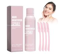 Spray de reconocimiento del cabello para el afeitado facial, 100 ml spray para el reconocimiento del vello facial Dermaplaning, spray hidratante y cuidado de la piel, spray para el afeitado facial en