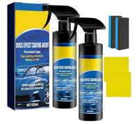 Spray de recubrimiento de coche, 2025 nuevo agente de recubrimiento de acción rápida, spray de pulido de cera para arañazos de coche, lavado sin agua, fácil de usar, limpiador de cristales de emulsión