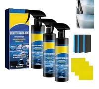 Spray de recubrimiento de coche, 2025 nuevo agente de recubrimiento de acción rápida, spray de pulido de cera para arañazos de coche, lavado sin agua, fácil de usar, limpiador de cristales de emulsión