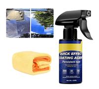 Spray De Recubrimiento Nano Para Coche - Agente Hidrofóbico Para Vehículos - Recubrimiento Nano Hidrofóbico Para Restauración Y Detallado De Garaje Automotriz | Detalles Exteriores Garaje