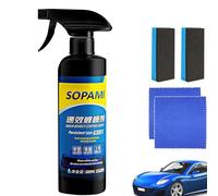 Spray de Recubrimiento para Autos,Agente de Recubrimiento de Efecto Rápido,Spray de Cera Pulidora para Rayaduras de Autos,Limpiador de Vidrios con Emulsión de Película de Aceite Sopami (1Unidad)