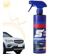 Spray de revestimiento cerámico - Nano spray reparador impermeable 3 en 1 de 500 ml para automóviles que resiste la suciedad del agua,Kit de detalles de automóviles de larga duración, previene el seca