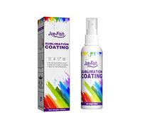 Spray de revestimiento de sublimación para camisetas de algodón, todas las telas, incluyendo poliéster, madera, cartón, almohadas, fórmula de secado rápido, spray de sublimación para lograr más brill