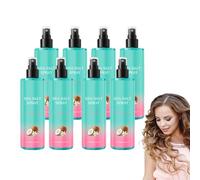 Spray de sal marina para cabello - Spray texturizante seco para volumen y textura para cabello con fijación ligera que da volumen y texturiza para un acabado natural Ondas playeras (8 botellas)