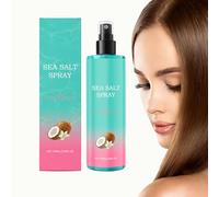 Spray de sal marina para texturizar el cabello, spray de agua salada con aroma a coco para dar volumen y ondular peinados rizados, niebla hidratante sin acondicionador para mujeres y hombres (1 unidad
