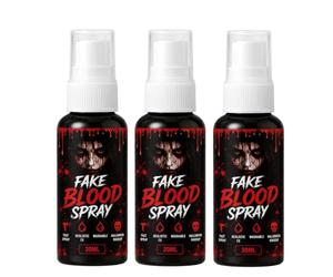 Spray de Sangre de Vampiro para Halloween, perfecto para disfraces, casas encantadas, cosplay, fotografía, fiestas y mucho más.