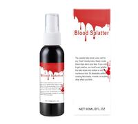 Spray de sangre falsa | Salpicadura de sangre de 4,72 pulgadas | Sangre falsa de Halloween con efecto realista, fácil aplicación, diseño resistente al agua, a prueba de sudor para cosplay espeluznante