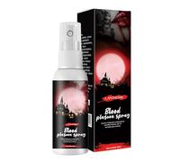 Spray de sangre falso, salpicaduras de sangre de maquillaje | Spray de sangre falso realista, maquillaje de fiesta, vampiro zombie, accesorios de decoración de Halloween