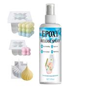 Spray de silicona para desmoldar, 100 ml, antiadherente, suave, agente de liberación de epoxi, para yeso, manualidades, proyectos de arte, fundición, mujeres, principiantes, adultos
