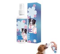 Spray Dental para Perros y Gatos 100ml, Spray Bucal para Mascotas contra el Mal Aliento y Sarro, Enjuague Bucal con Aroma a Menta para Aliento Fresco, Cuidado Oral y Limpieza sin Cepillado