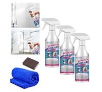 Spray descalcificador 2026, spray limpiador de espuma de baño, removedor de cal, espuma de limpieza universal S-pray, adecuado para baño, bañera, inodoro, ducha, fregadero, vidrio (3)