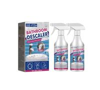 Spray descalcificador 2026, spray limpiador de espuma de baño, removedor de cal, espuma de limpieza universal S-pray, adecuado para baño, bañera, inodoro, ducha, fregadero, vidrio (2)