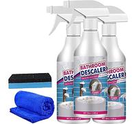 Spray descalcificador de baño Limpiador de manchas rebeldes Limpiador descalcificador de baño Potente spray descalcificador de baño para bañera Inodoro Baño Ducha Vidrio Cerámica