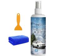 Spray Descongelador De Parabrisas: Descongelador Para Derretir Nieve, Agente Eliminador De Hielo | Spray Multiusos Para Ventana De Coche, Camión, RV, Fórmula De Acción Rápida De 14,5x4 Cm, Limpiaparab