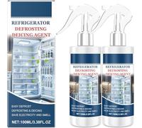Spray descongelador para refrigerador y congelador de alta eficiencia y práctico. Elimina la acumulación de hielo de forma rápida y eficaz.